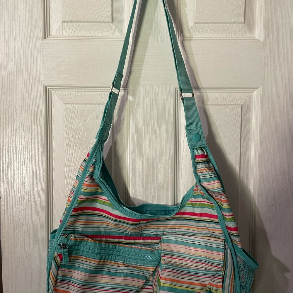 Striped Multi-Color Shoulder Bag